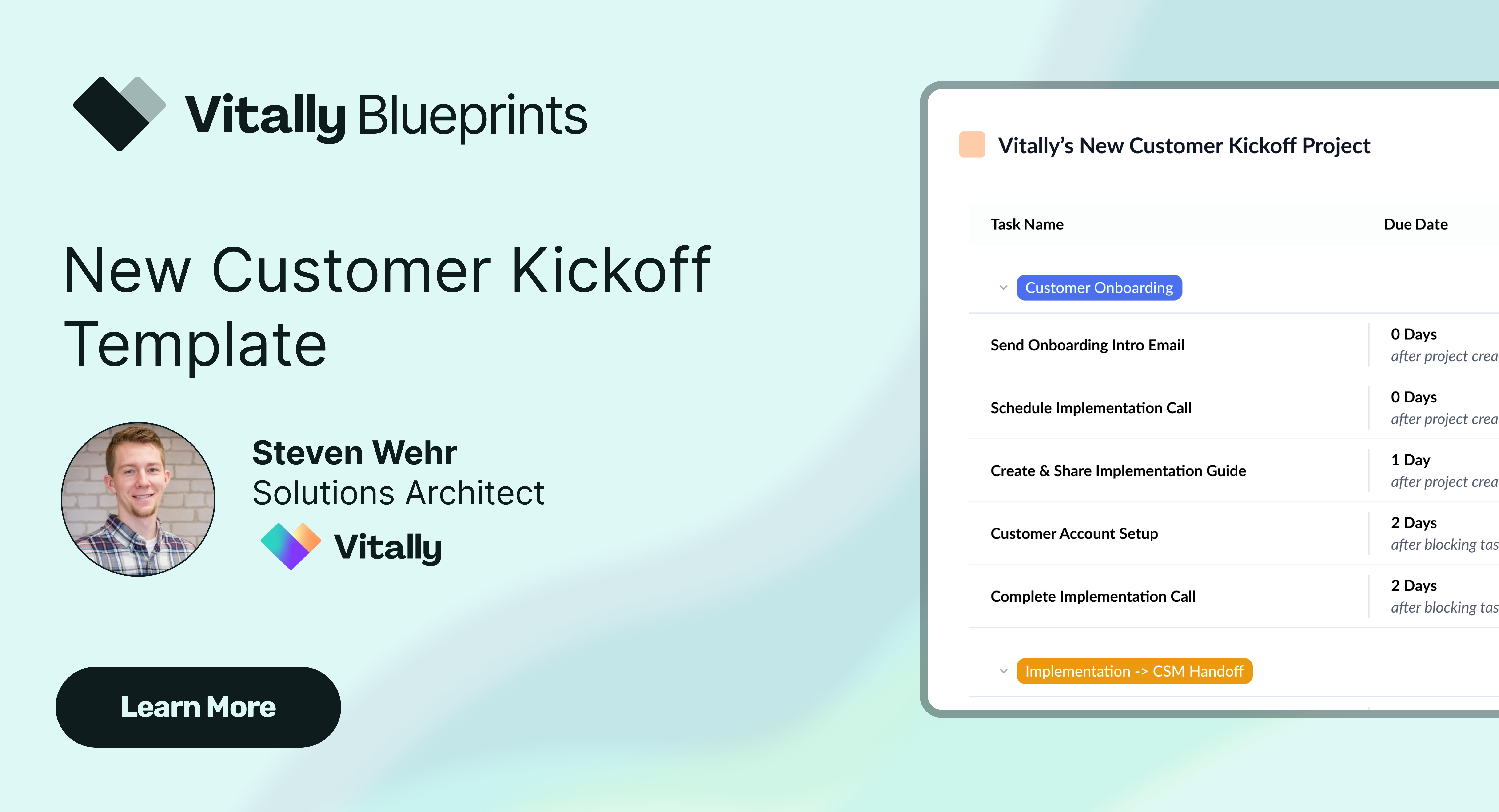 New Customer Kickoff Template